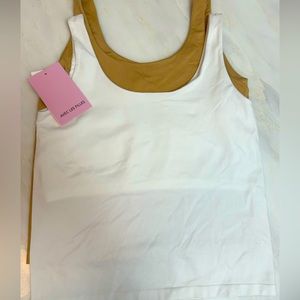 Avec Les Filles tanks tops (pair) NWT with inner bra